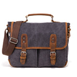 Genuine Leather Briefcase for Men – Classic Horse Leather Office Laptop Bag