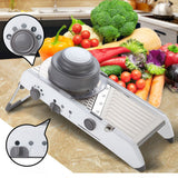 Manual Vegetable Cutter and Slicer with Adjustable Stainless Steel Blade – Kitchen Tool