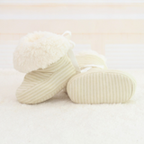 Infant Soft Soled Footwear for Newborns Winter Toddler Warm Print First Walkers Shoes for Babies Kids