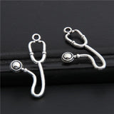 Alloy Medical Stethoscope, Handmade Bracelet Necklace Jewelry Accessories