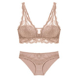 Laceless Gathering, Bra Underwear Set