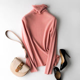 Women’s Pure Cashmere Turtleneck Knit Sweater