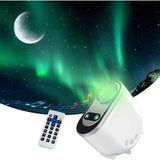 Aurora Borealis Starlight Projector, LED Galaxy Star Atmosphere Galaxy Night Light, Home Bedroom Sky Moon Lamp