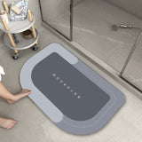 Cushion Bathroom Sliding Door Floor Bathroom Foot Mat
