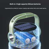 Solar Multi-gear Adjustable Outdoor Portable Charging Camping Lantern