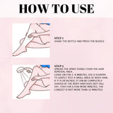 Depilatory Armpit Hair and Legs Foam Mousse, Non-irritating Gentle Hair Removal Cream Spray