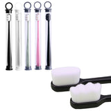 Ultra-fine Super Soft Bristle Deep Cleaning Brush, Oral Teeth Care Cleaning Travel Tool