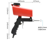 Portable Small Gravity Pneumatic Sandblasting Gun