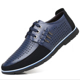 Men's Shoes, Korean Casual Style, First-layer Leather, Round Toe Lace-up Business Boots