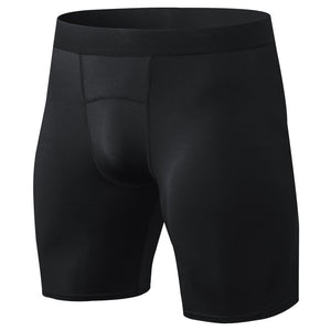 Tight Fitting, Men's High Elasticity, Sports and Fitness Shorts