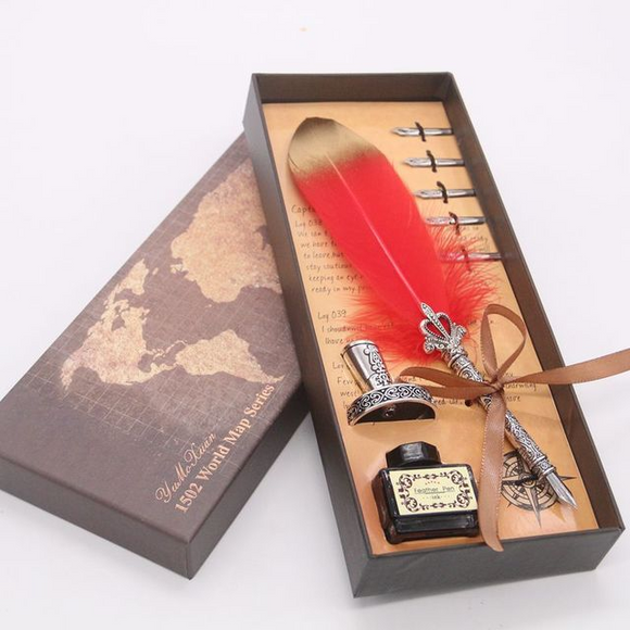 Caligraphy Set Feather Dip Pen Quill Pen Set