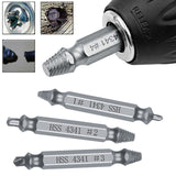 Screwdriver repair tools, slip-tooth head screw remover