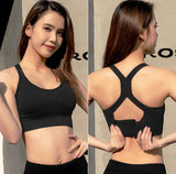 Accent Sports Bra with Fixed Shoulder Strap