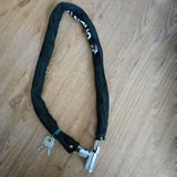 Heavy-duty Anti-theft Cycling Security Lock with Reinforced Steel Chain & Keys