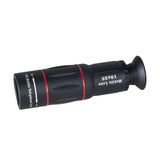 Compatible 18X Telescope Zoom Mobile Lens for Samsung Smartphones, Universal Clip Phone Camera Lens with Tripod
