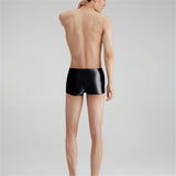 Men's Fashion, Breathable High Shine Spandex, Sports Ice Silk Boxer Briefs