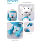 Intelligent Robot Dog Electric Toy with Touch Sensor, Interactive AI Pet for Kids