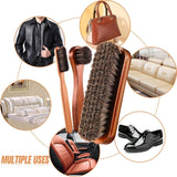 Horse Hair, Shiny Shoes, Suede Cleaning Brush