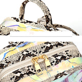 Laser Snake Pattern Backpack