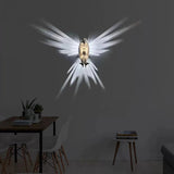 Modern Creative Bird Wall Lamp, Owl Eagle Shape Projector, Atmosphere Sconce Light, 3D Print Body Animal Lighting Lustre Home Decor