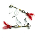Sea Fishing Simulation Bait Feather Rotating Sequins