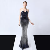 Sequined Evening Dress