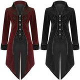 Long Punk Men's Coat, Vintage Clothing