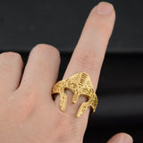 New Personality Warrior Mask Fashion Ring