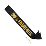 Reusable Birthday Party Front Cloth Straps, Decoration Banner (Pack of 6)