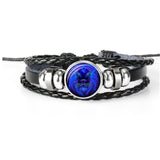 Zodiac Constellation Bracelet, Braided Design Bracelet for Men, Women, and Kids