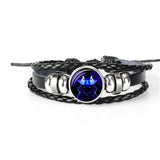 Zodiac Constellation Bracelet, Braided Design Bracelet for Men, Women, and Kids