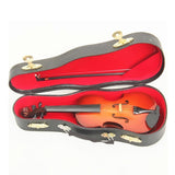 Mini musical instrument model sculpture wooden violin