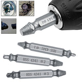 Screwdriver repair tools, slip-tooth head screw remover