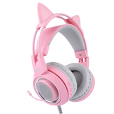 G951 Gaming Headset, USB 7.1 Virtual Surround Sound LED Cat Ear Headphones