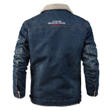 Luxury Men’s Warm Plus Size Denim Jacket – Premium Winter Outerwear