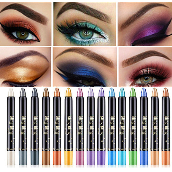 Pearlescent Silkworm Eyeshadow Pen, Lasting Waterproof Non-blooming, Shiny Pearlescent Gel Pen