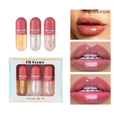 Day Night Instant Volume Lip Plumper Oil, Clear, Long Lasting, Nourishing, Repairing, Fine Line Reduction Care, Beauty Cosmetics