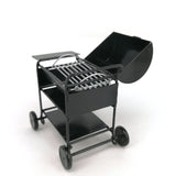Baby House Miniature, BBQ Oven Square Grill Decoration