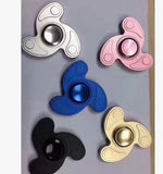 Fingertip Gyro, Finger Rotation Decompression, Three-leaf Windmill, Hot Wheels Round Toy