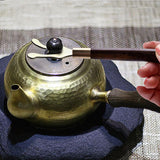 Iron Kettle Fork with Ebony Handle – Tea Ceremony Anti-scalding Copper Kettle Lifter