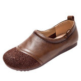 Leather Retro Casual Soft Sole Women's Shoes