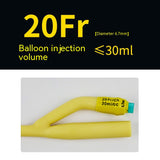 Disposable Latex Catheter Double-cavity Elderly Drainage Tube