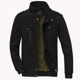 Men’s Winter Army Military Pilot Bomber Jacket – Tactical Air Force Flight Vest, Casual Style, Large Size