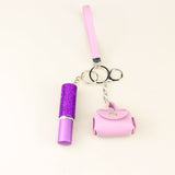 Coin Purse Diamond, 5ml Perfume Spray Empty Bottle Keychain