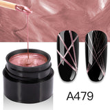 Nail Art, Metal Brushed Nail Glue