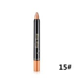 Pearlescent Silkworm Eyeshadow Pen, Lasting Waterproof Non-blooming, Shiny Pearlescent Gel Pen