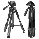 New Zomei Z666 Professional Portable Travel Aluminum Tripod, Stand with Pan Head for  Digital SLR Camera