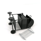 Baby House Miniature, BBQ Oven Square Grill Decoration