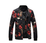 Men’s Plaid Baseball Jacket – Autumn Windbreaker