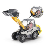 Alloy Car 1:50 Forklift Loader Bulldozer Engineering Car Model, Children's Toys